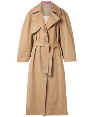 The Elder Statesman Classic Trench Coat - Natural