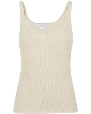 Gabriela Hearst Ribbed Knitted Tank Top - Natural
