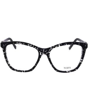 Tod's Square Frame Glasses - White