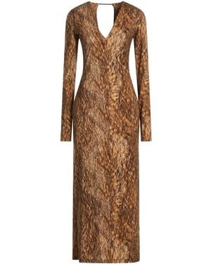 MM6 by Maison Margiela Long Dresses - Brown