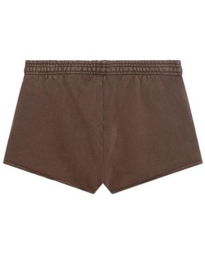 Entire studios Pocket-Detail Elasticated Shorts - Brown
