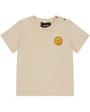 Versace Crewneck Shortsleeve Tshirt - Natural