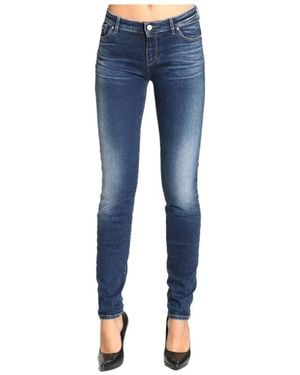Armani Jeans Logo Details Jeans - Blue