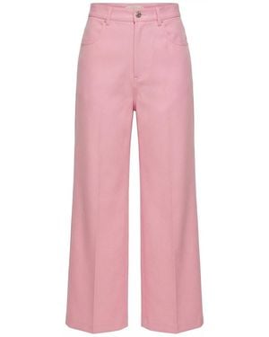 Gucci Wide-Leg Trousers - Pink