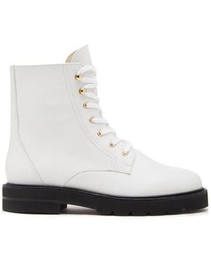 Stuart Weitzman Mila Lift Bootie - White