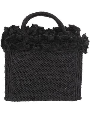 IBELIV Laguna Ruffled Shoulder Bag - Black