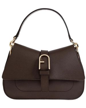 Furla Mini Flow Tote Bag - Brown