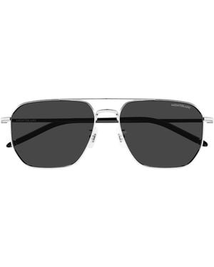 Montblanc Eyewear Square Frame Sunglasses - Multicolour