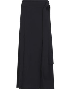 Studio Nicholson Pleated Belted Midi Skirt - Black