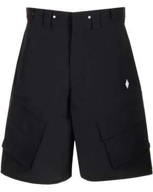 Marcelo Burlon Cross Bermuda Shorts - Black