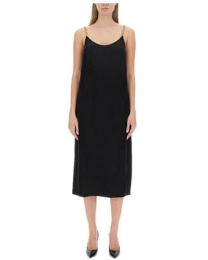 MICHAEL Michael Kors Logo Straps Dress - Black