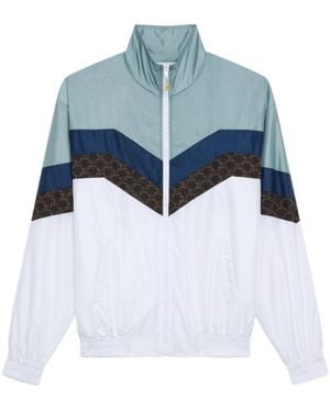 Celine Windbreaker With Monogram - Blue
