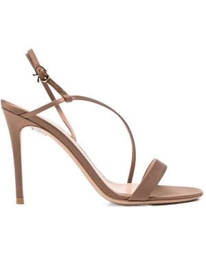 Gianvito Rossi Buckle-Fastening Sandals - Metallic