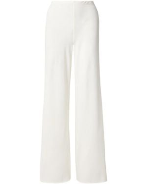 STAUD Crepe Wide-Leg Pants - White