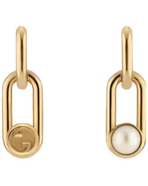 Gucci Earrings With Mobile Pearls - Metallic