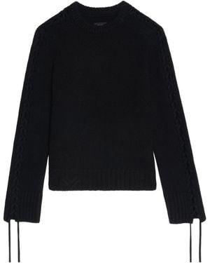 Zadig & Voltaire Long-Sleeved Jumper - Black