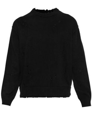 AllSaints Long-Sleeve Knit Top - Black