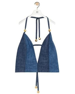 Loewe Strappy Top - Blue