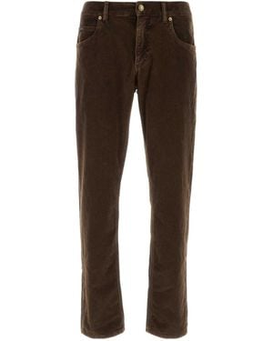 Dolce & Gabbana Casual Trousers With Belt Loops - Brown
