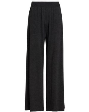 Brunello Cucinelli Elastic Waist Casual Trousers - Black