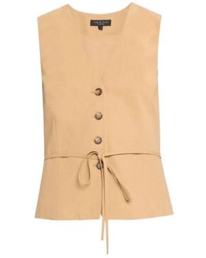 Rag & Bone Sleeveless Vest - Natural