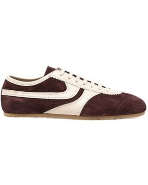 Dries Van Noten Lace-Up Trainers - Brown