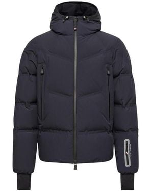 Moncler Angren Hooded Insulated Ski Jacket - Blue
