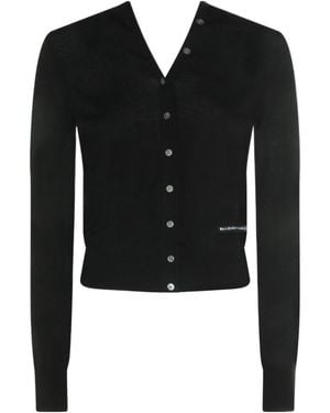 Alexander Wang Logo Button-Up Cardigan - Black