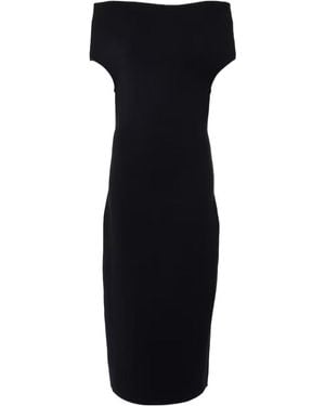 TOTEME Off Shoulder Dress - Black