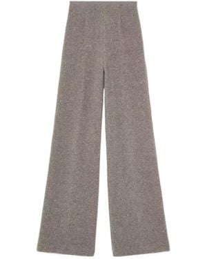 Loro Piana Cashmere Knit Casual Trousers - Grey