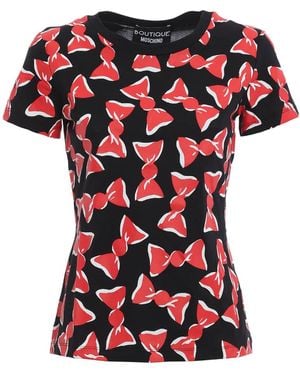 Moschino Printed T-Shirt - Red