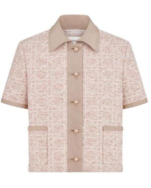 Dior Macrocannage Short-Sleeved Jacket - Natural