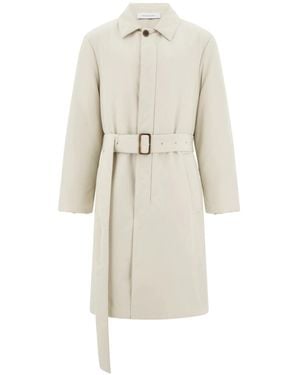 Ferragamo Padded Trench - Natural