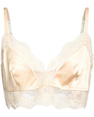 Dolce & Gabbana Triangle Cup Bra - Natural