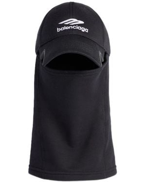 Balenciaga Neck Warmer Cap - Black