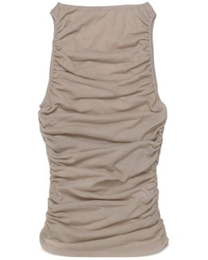 Paloma Wool Gathered Sleeveless Top - Natural