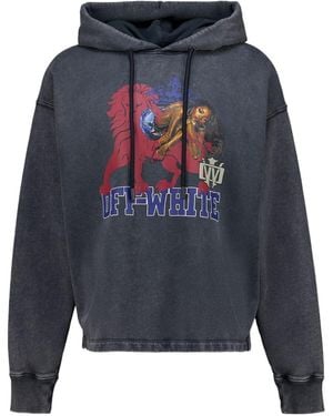 Off-White c/o Virgil Abloh Mareado Hoodie - Blue