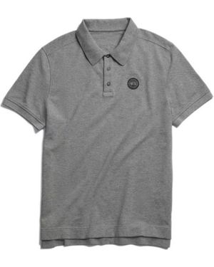 Canada Goose Logo-Patch Cotton Polo Shirt - Grey