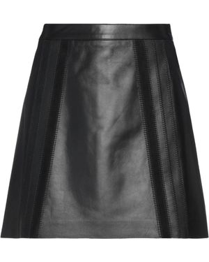 Chloé Suede Flared Skirt - Black