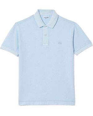 Lacoste Solid Color Polo Shirt - Blue