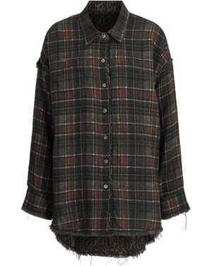 R13 Plaid Shirt - Grey