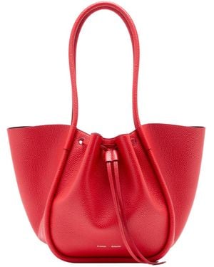Proenza Schouler Large Ruched Tote Bag - Red