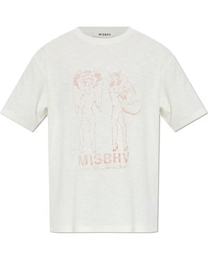 MISBHV Devil Angel Graphic T-Shirt - White