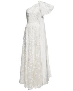 Erdem Bridal Hanne Embroidered Organza Gown - White