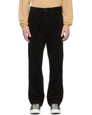 Carhartt Single-Knee Corduroy Trousers - Black