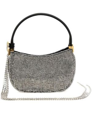 Magda Butrym Vesna Embellished Zip-Up Clutch Bag - Gray