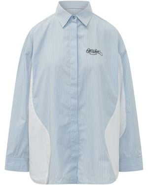 Off-White c/o Virgil Abloh Long-Sleeved Shirt - Blue
