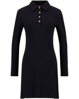 Barbour Chloe Ribbed Mini Dress - Blue
