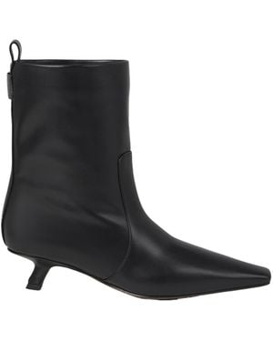 Brunello Cucinelli Leather Ankle Boots - Black