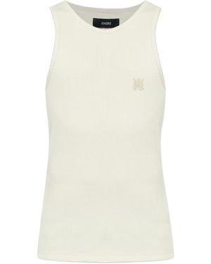 Amiri Sleeveless Tops - Natural